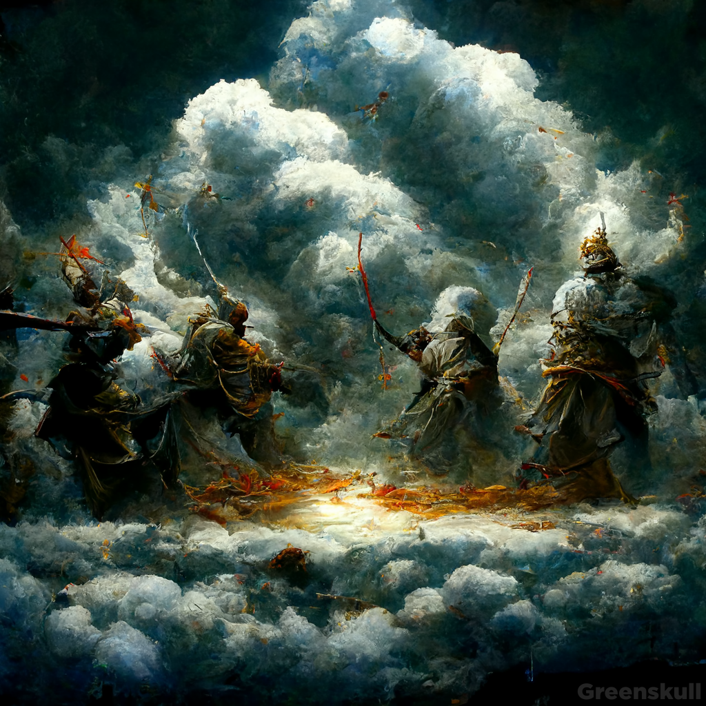 Gods Fighting a War in the Clouds | GREENSKULL