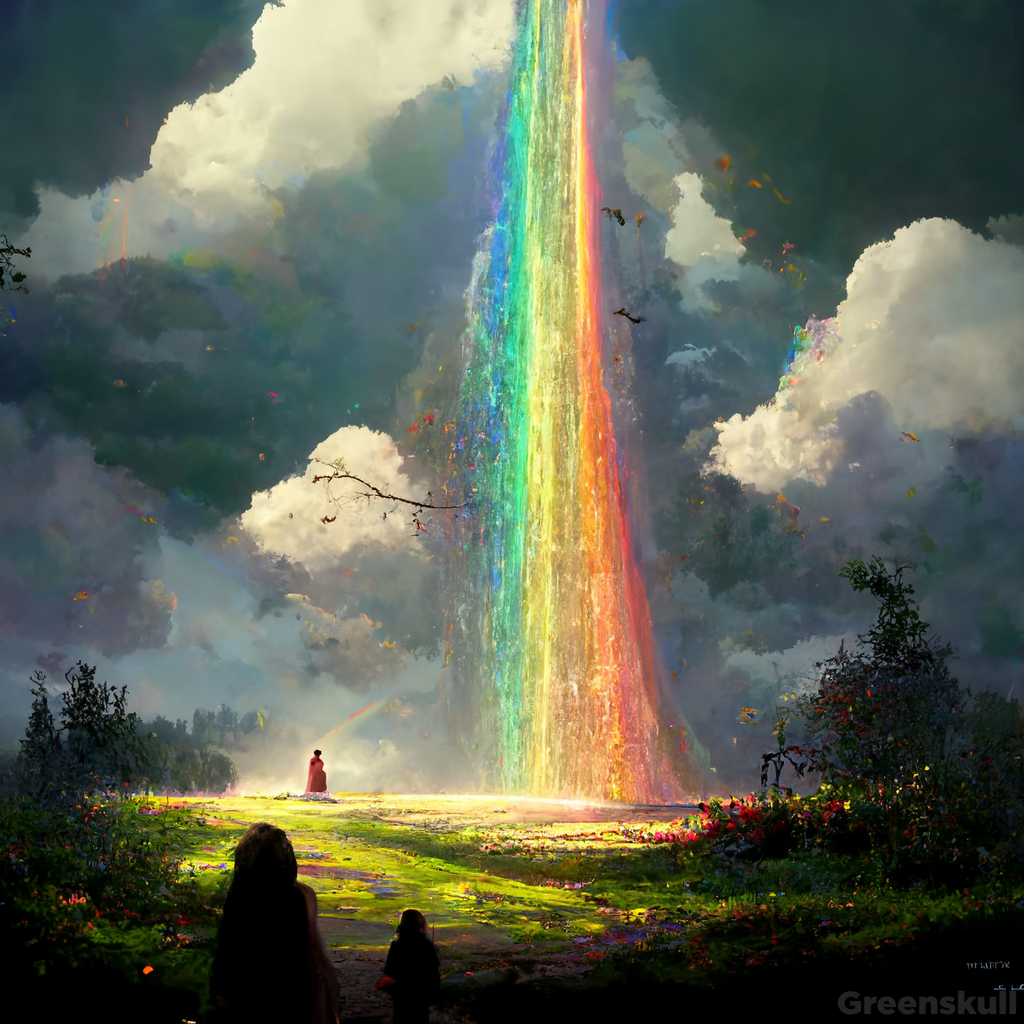 The End of the Rainbow. fairytale
